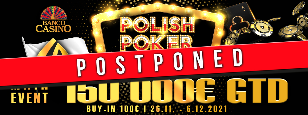 Polish Poker Championship sa odkladá na rok 2022!