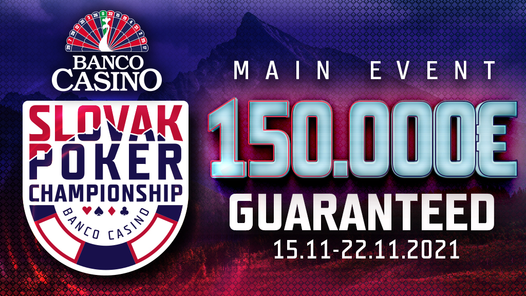 Slovak Poker Championship 150.000€ GTD Main Event v novembri!