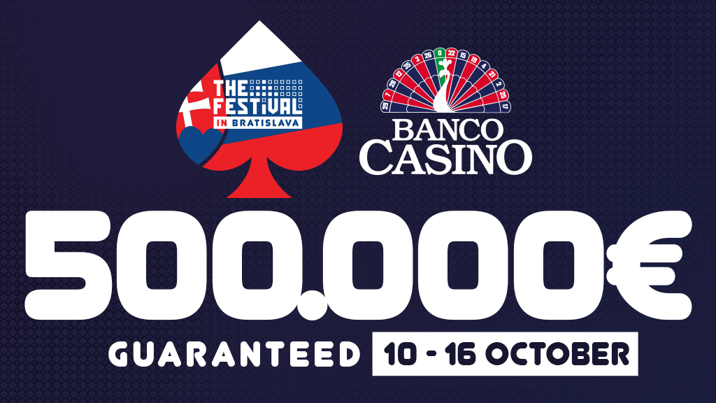TheFestival v Banco Casino odštartoval v plnej paráde a dnes začne Main Event s garanciou 500.000€!