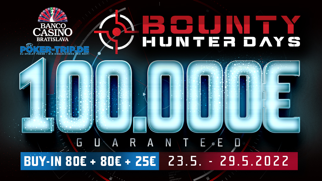 Záver mája prinesie Bounty Hunter Days 100.000€ GTD 