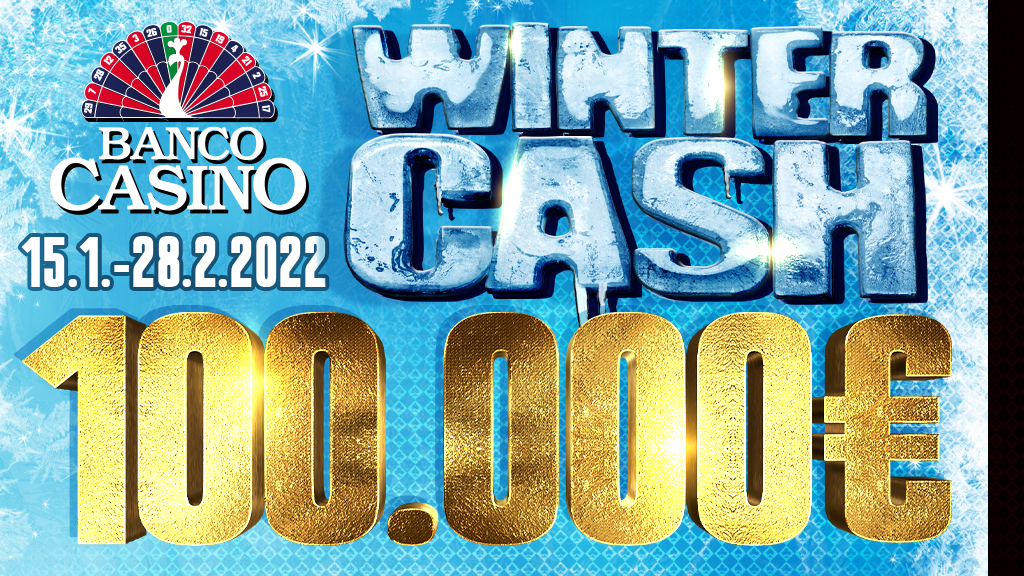 Winter Cash o 100.000€ - Banco Casino každý deň rozdá stovky eur!