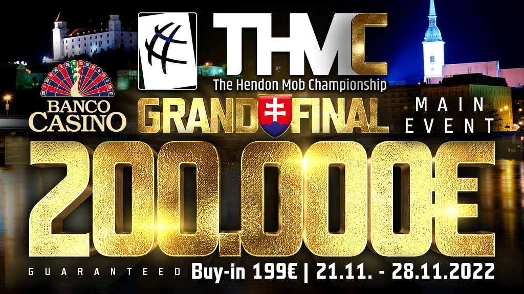 The Hendonmob Championship Grand Final prinesie Main Event 200,000€ GTD už na konci novembra v Banco Casino!