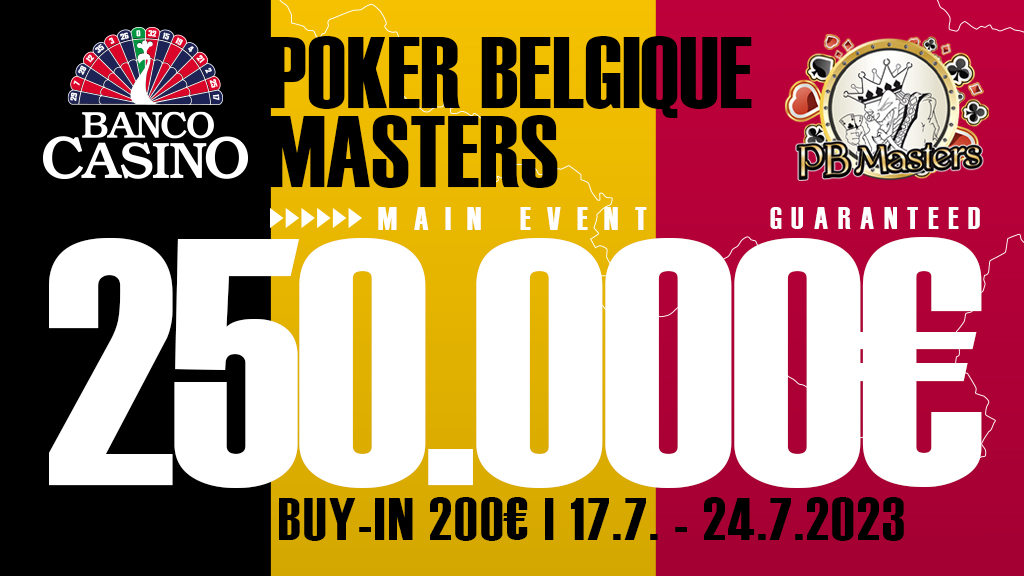 Poker Belgique Masters € 250.000 GTD - weitere Spieler für Tag 2 qualifiziert!