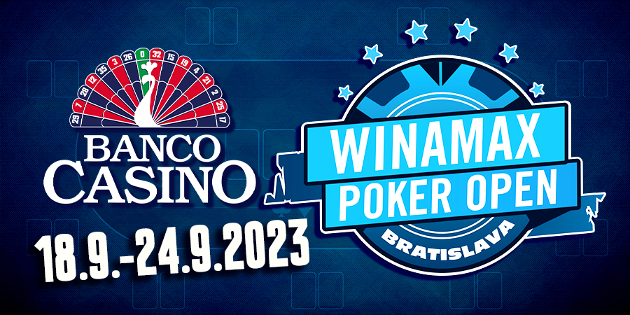Weltbekanntes Event - Winamax Poker Open, wieder im Banco Casino!