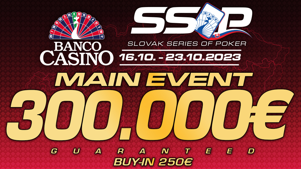 Die Slovak Series Of Poker sind wieder da - schon nächste Woche gibt es das € 500.000 GTD Festival!