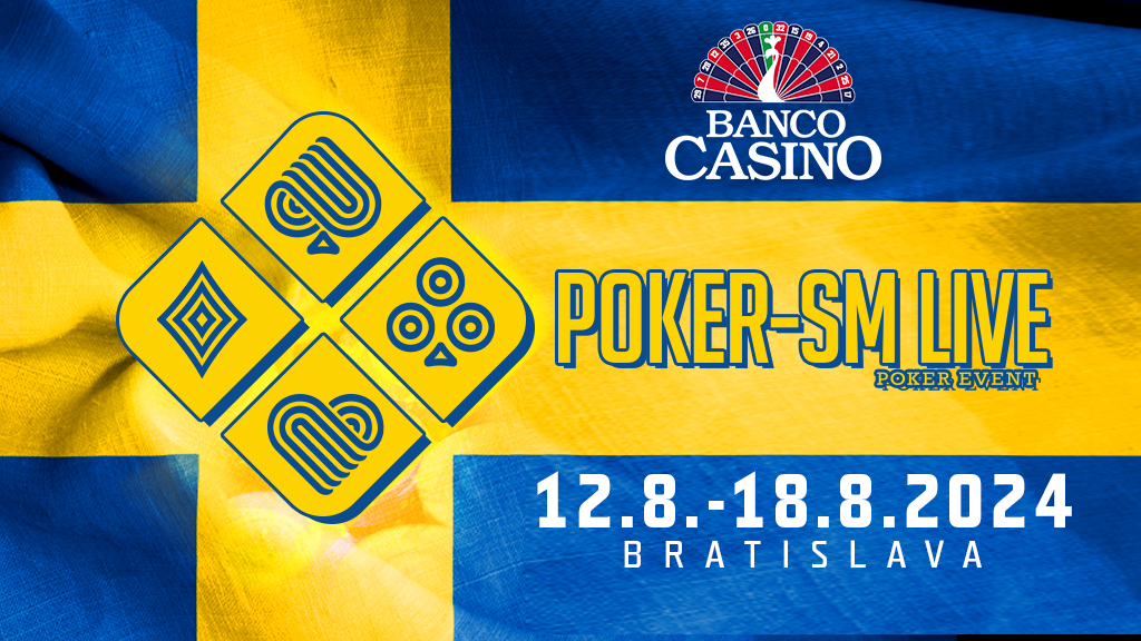 August 2024 prinesie Švédske Majstrovstvá v pokri v Banco Casino!
