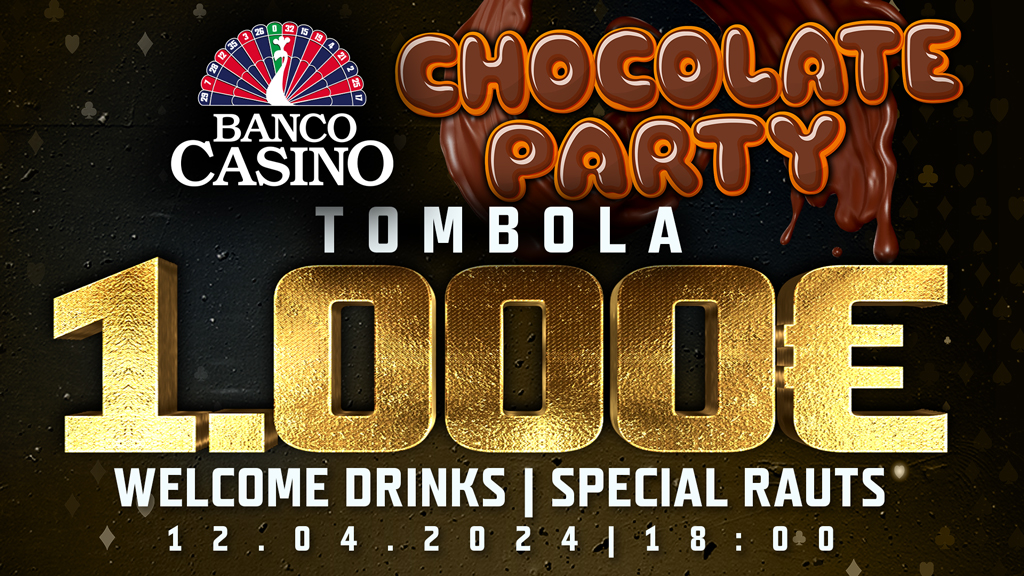 Fridays at Banco Casino – banquets, drinks, and raffles for hundreds of Euros!