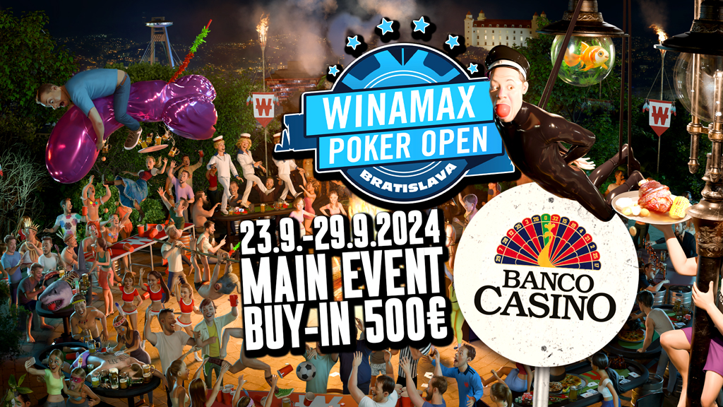Svetový event Winamax Poker Open znova v Banco Casino – september 2024!