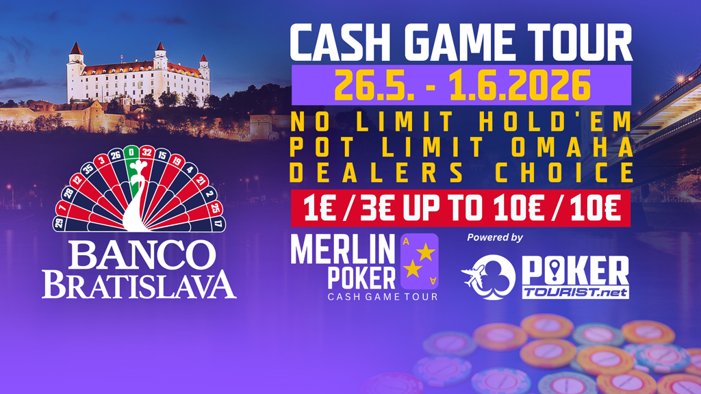 CASH GAME TOUR v Banco Bratislava – máj 2026!
