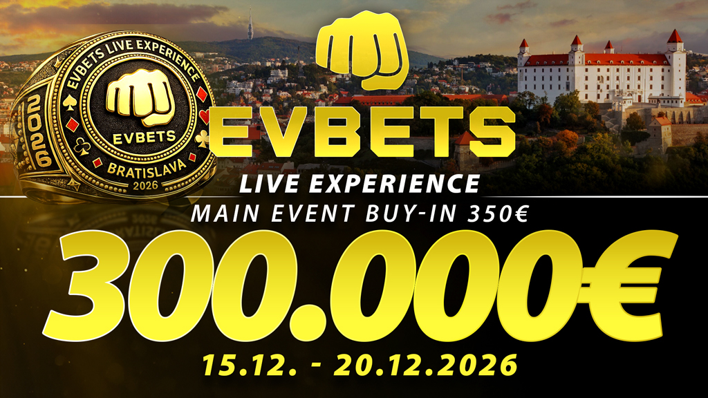 EVBETS LIVE prichádza do Banco Bratislava: €300.000 Main Event a nový level pokru vo vianočnej Bratislave!