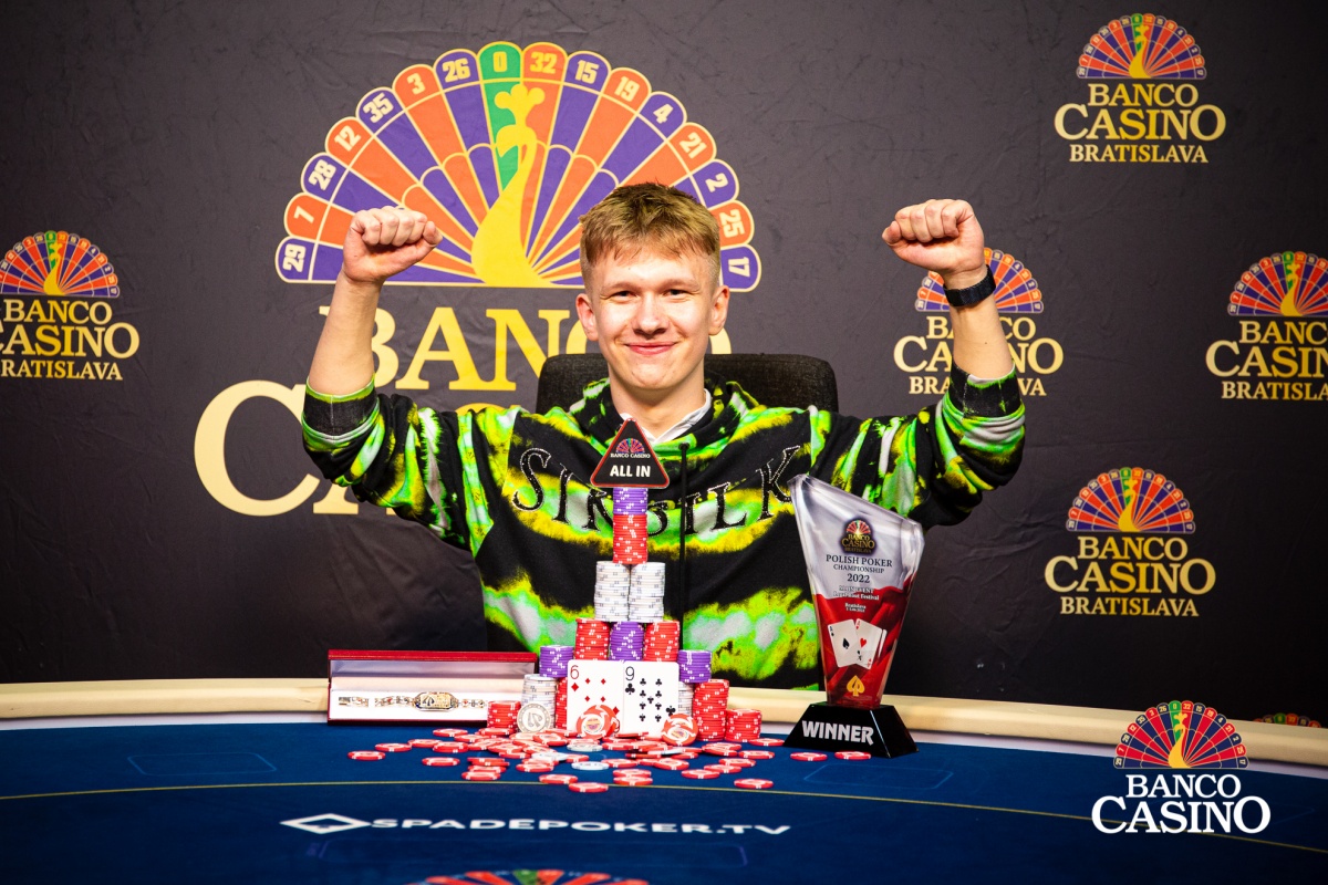 Šampiónom rekordného Polish Poker Championship v Banco Casino sa stáva Kacper Czapla, ktorý premenil 100€ na 52.710€!