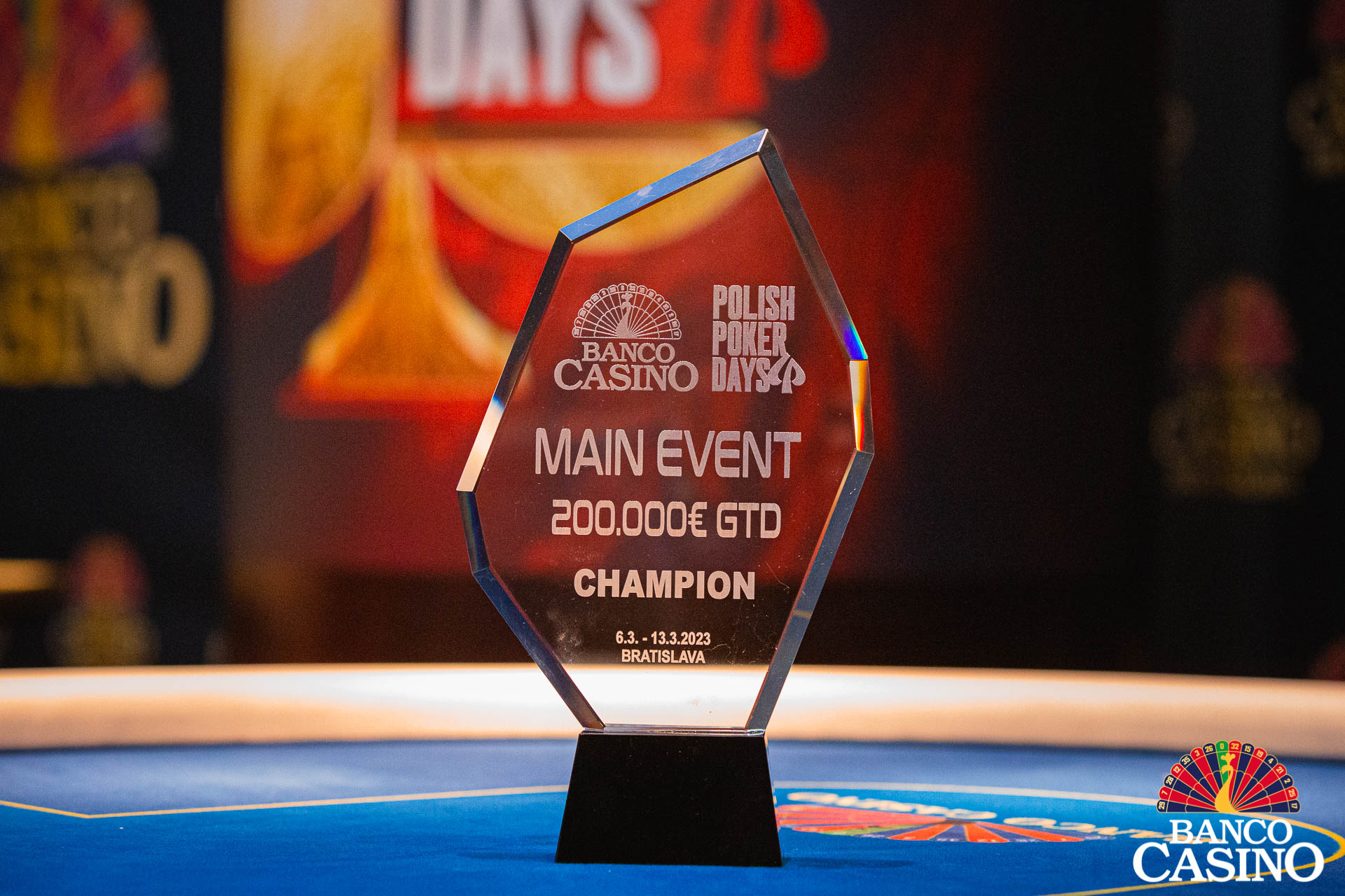Main Event Polish Poker Days v Banco Casino s prizepoolom 380.970€ a 3.735 vstupmi!