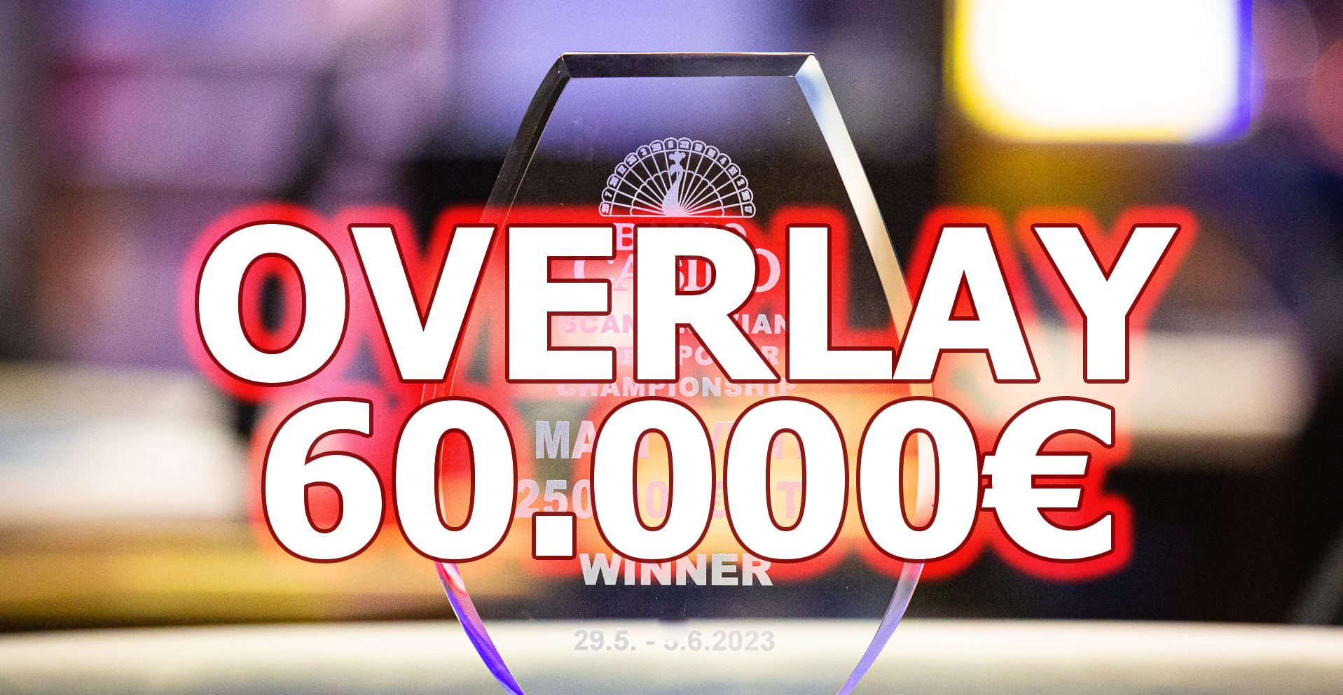 Do SOPC Main Eventu dopláca kasíno 60.000€ - posledná možnosť postúpiť štartuje od 10:00 hodiny!