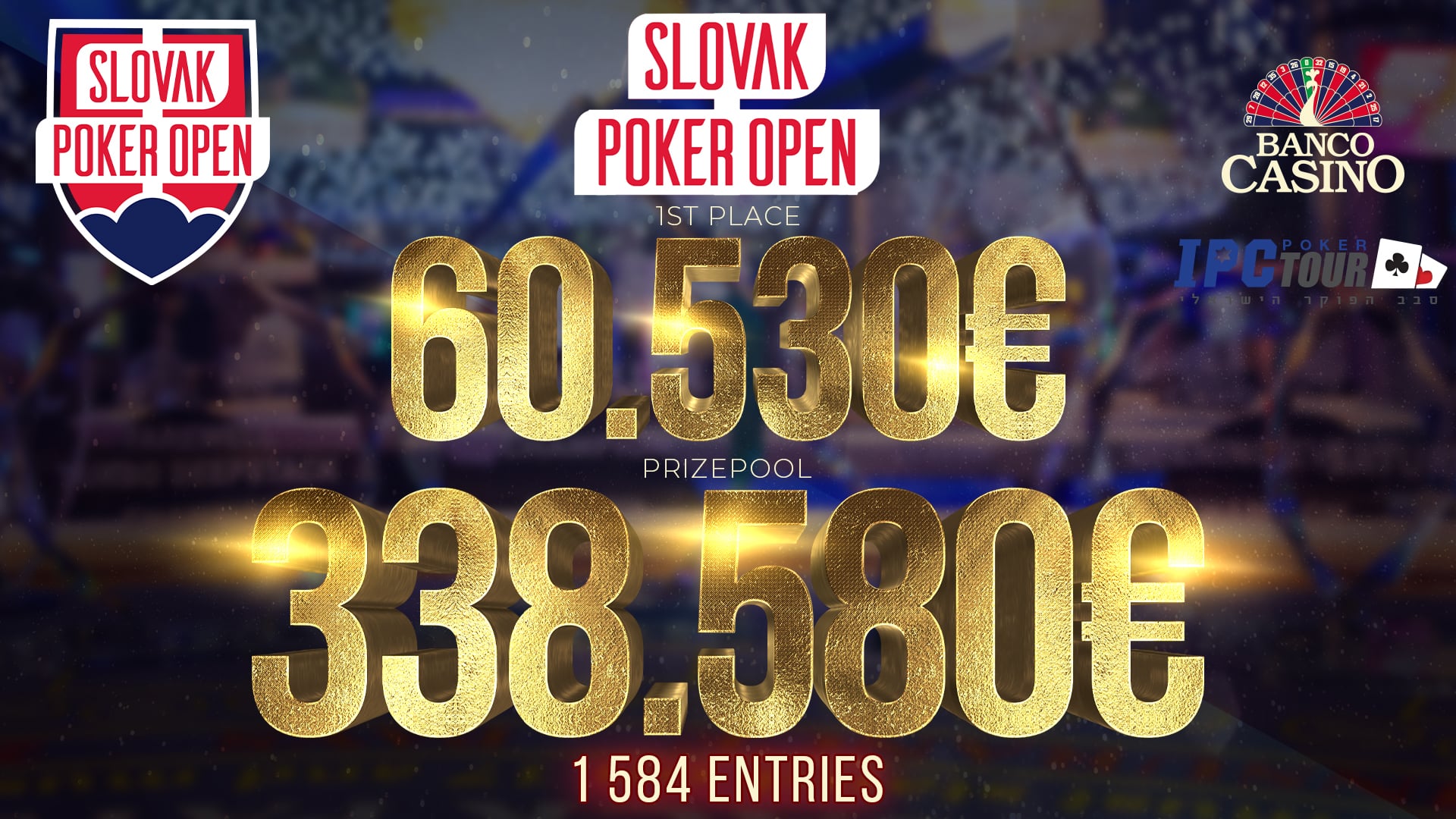 Slovak Poker Open Main Event mit einem Preispool von 338.580 Euro geht ins Finale!