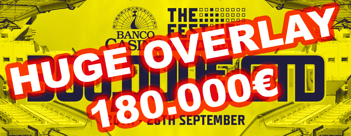 Main Event TheFestival 300,000€ GTD – 1B: Extrémna „value“ - aktuálny overlay 180,000€! Bude Banco Casino mohutne doplácať do prizepoolu?