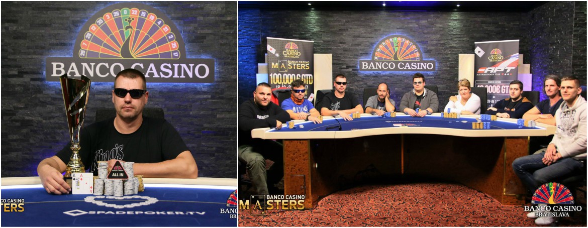 Banco Casino Masters 100,000€ GTD: Pavol Szetei to dokázal a stal sa trinástym šampiónom Masters za 17,780€!