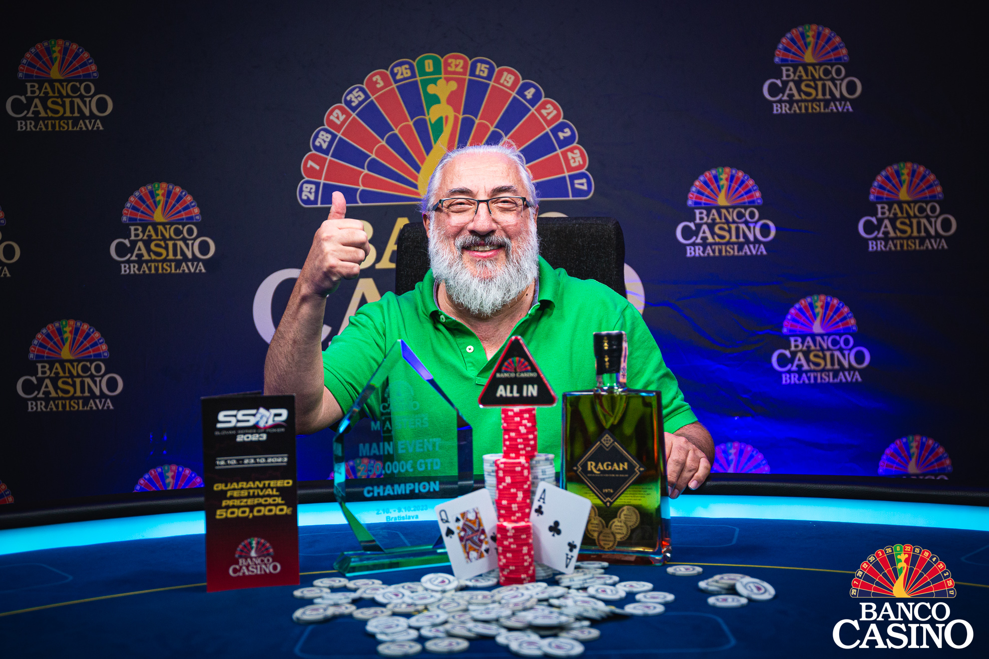 Der Banco Casino Masters Champion Nr. 36 ist Peter Kamaras für € 33.900!