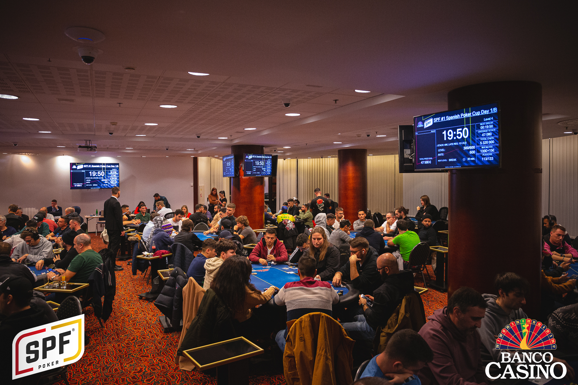 THE SPANISH POKER CUP 50,000€ GTD IS GOING TO THE FINALS AND THE SPF MAIN EVENT 300,000€ GTD STARTS TODAY ON THE OPENING DAY!