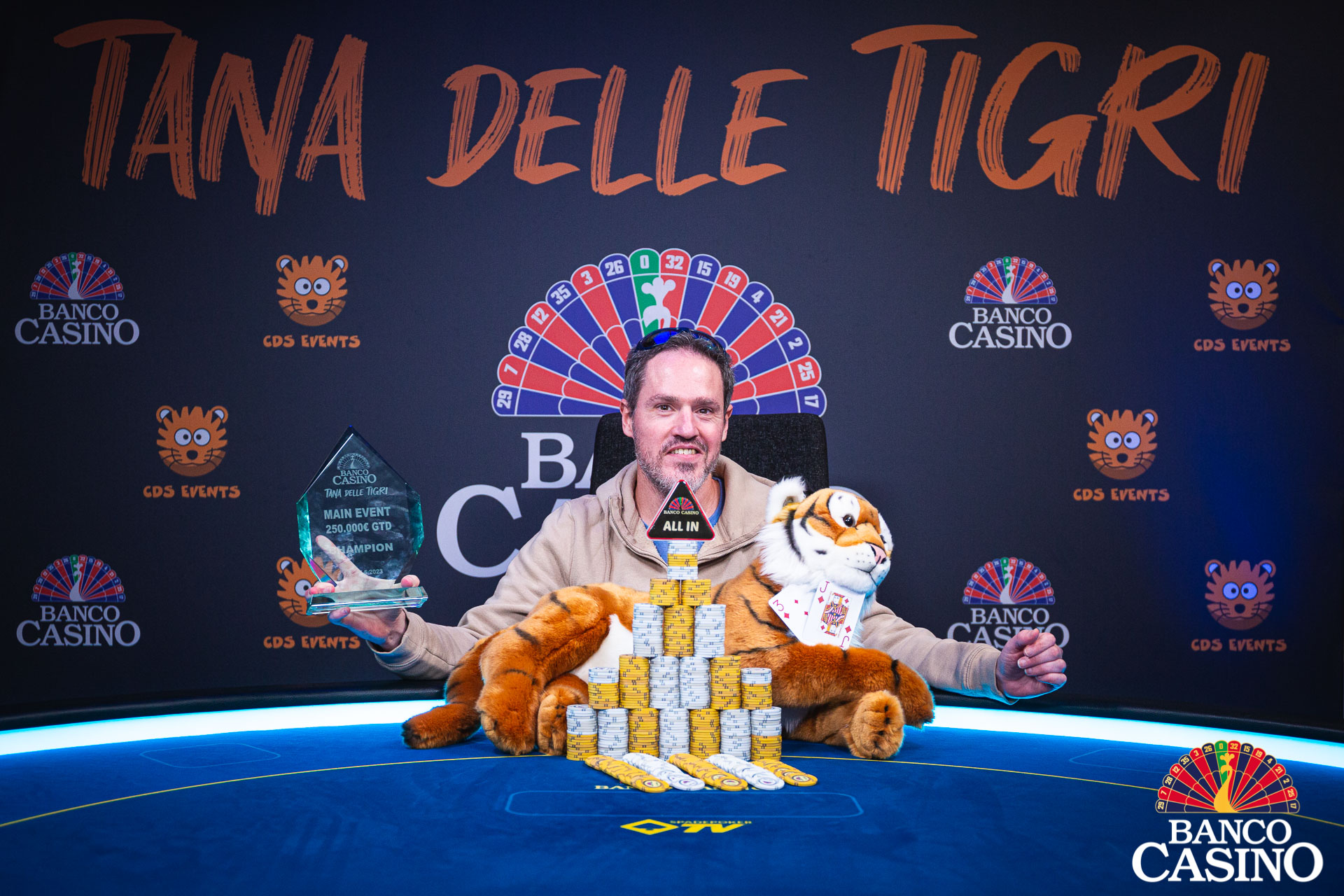 Der Sieger der italienischen Tana delle Tigri ist Gani Weiss für € 27.000!