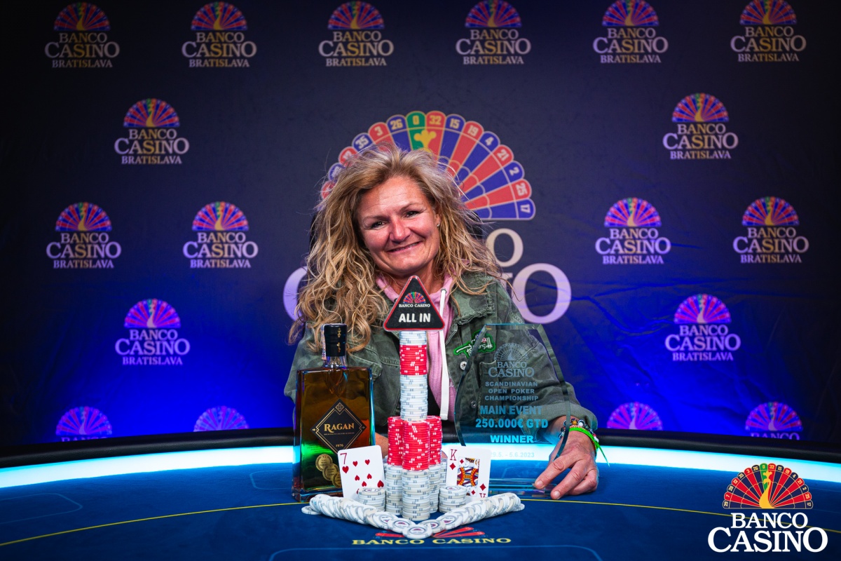Tina Christensen won the Scandinavian Open Poker Championship and took home 40,965€ from Banco Casino!