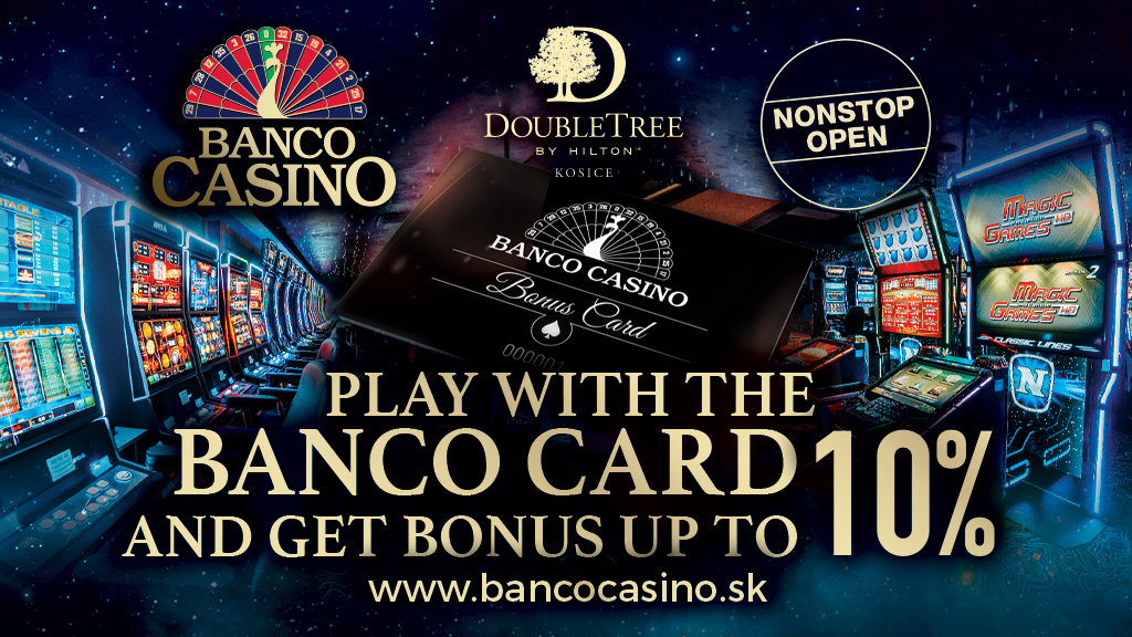 Play with the Banco Card and get „bonus“ up to 10%!