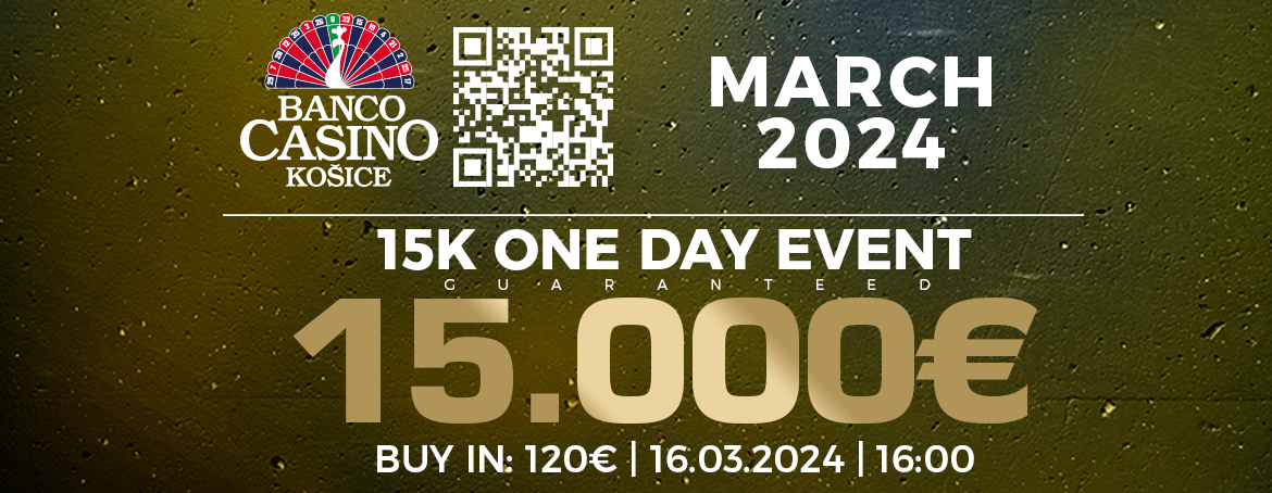 15K ONE DAY EVENT - 15.000€ GTD