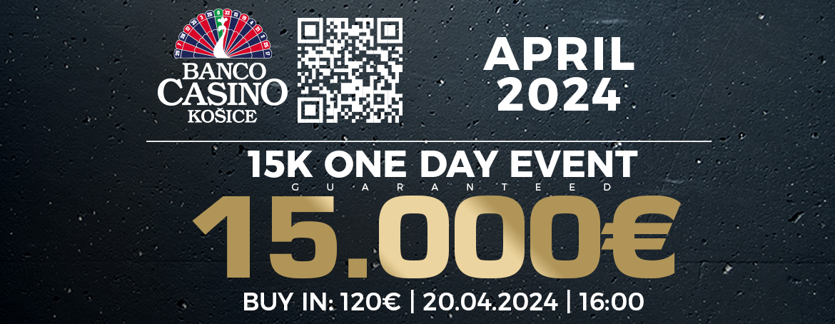 15K ONE DAY EVENT - 15.000€ GTD