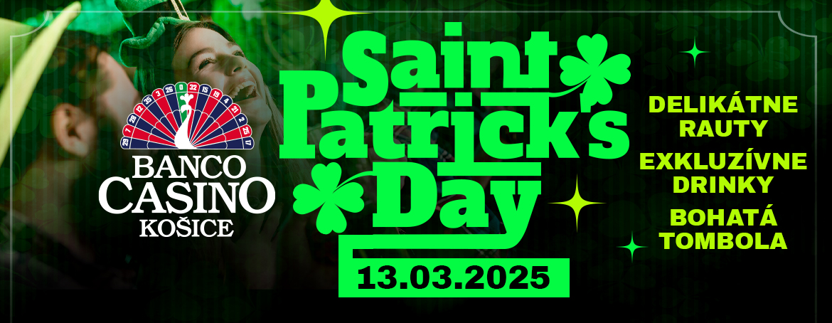 Saint Patrick DAY v Banco Casino Košice