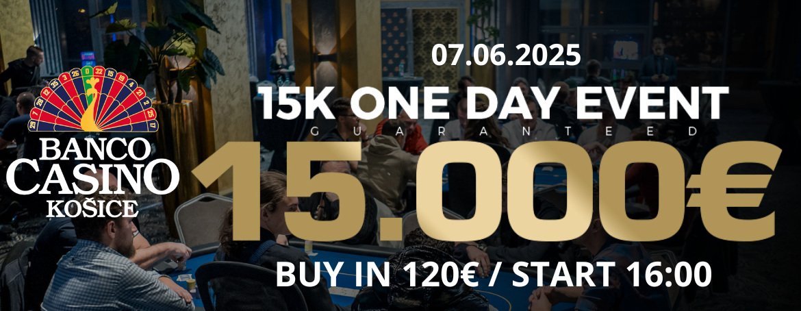15K ONE DAY EVENT 15.000€ GTD